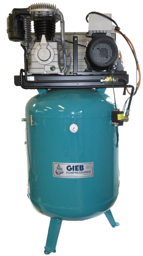GIEB - Industriekompressor 2100 /500-11- stehend Zweistufig