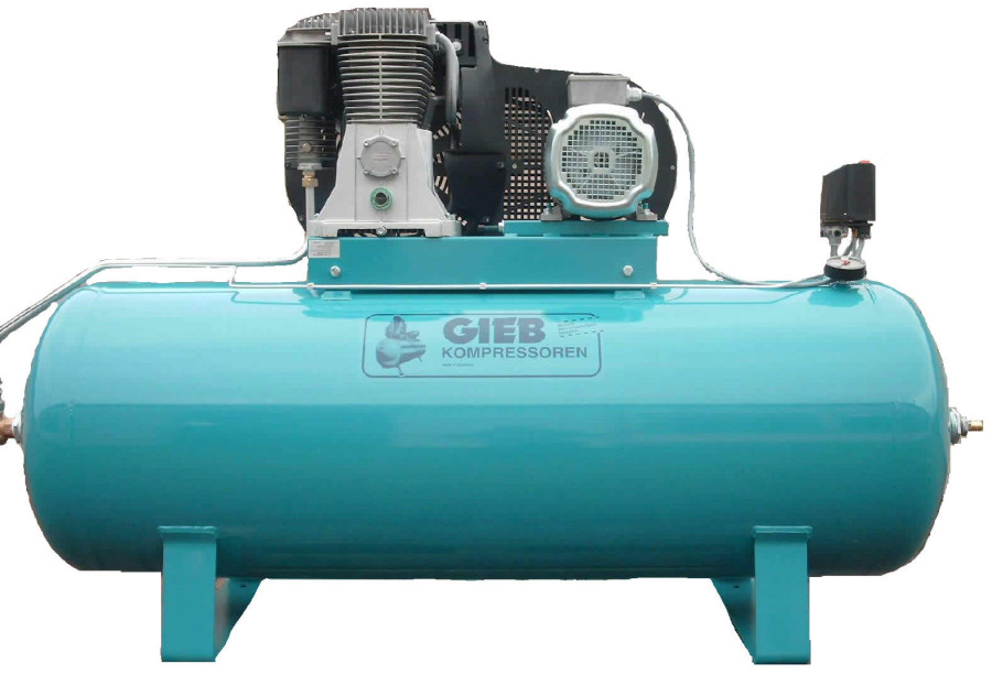 GIEB Kompressor 750 / 500 - 15 - liegend 5,5 KW 400V