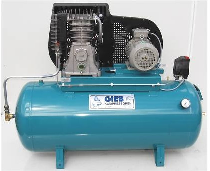 GIEB Kompressor 750 / 250 15-liegend 5,5 KW 400V