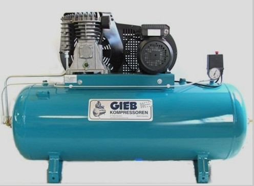 Gieb Kompressor 420/150-11-D-liegend 2 Zylinder 2,2 KW 400V - (M3)