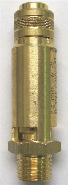 Sicherheitsventil f. Kompressor 11 bar TÜV geprüft