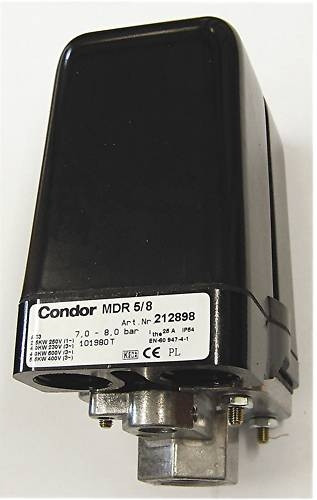 CONDOR - Druckschalter MDR 5/8 f. Wasser + Luft