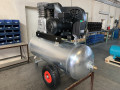 GIEB - Kompressor 600/90-11-D-fahrbar 3,0 KW / 400 V - Kessel VERZINKT