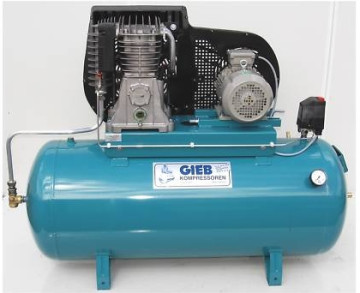 GIEB Kompressor 750 / 250 15-liegend 5,5 KW 400V