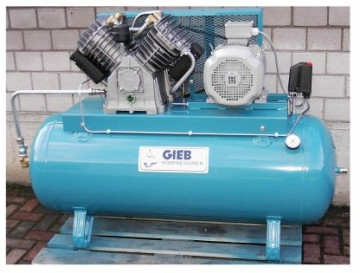 Gieb Industriekompressor 1100 / 250 - 15 - liegend 15bar 7,5KW - 400 V
