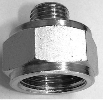 Reduziernippel 1/4" Außengewinde x 1/2" Innengewinde für Druckschalter oder andere Zewcke