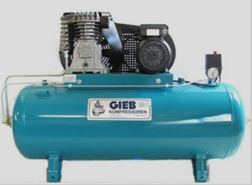 Gieb Kompressor 420/150-11-W-liegend 2 Zylinder 2,2 KW 230 V - (M3)
