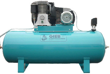 GIEB Kompressor 750 / 500 - 15 - liegend 5,5 KW 400V