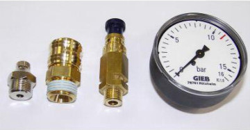 Armaturensatz für Kompressor Kessel und Druckluftbehälter 11bar