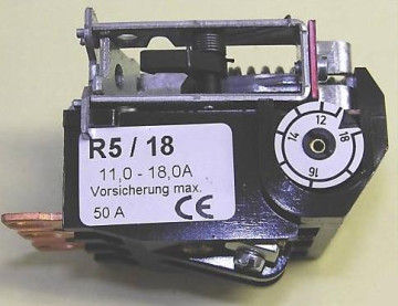 Motorschutzrelais für CONDOR Druckschalter MDR/5 - Relaise 11,0- 18,0 A