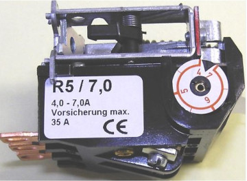 Motorschutzrelais für CONDOR Druckschalter MDR/5 - Relaise 4,0- 7,0 A