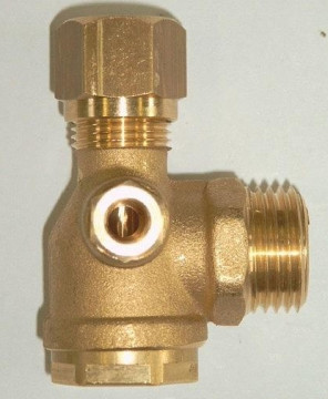 Rückschlagventil 1/2" x 12 mm für Kompressoren Druckluft